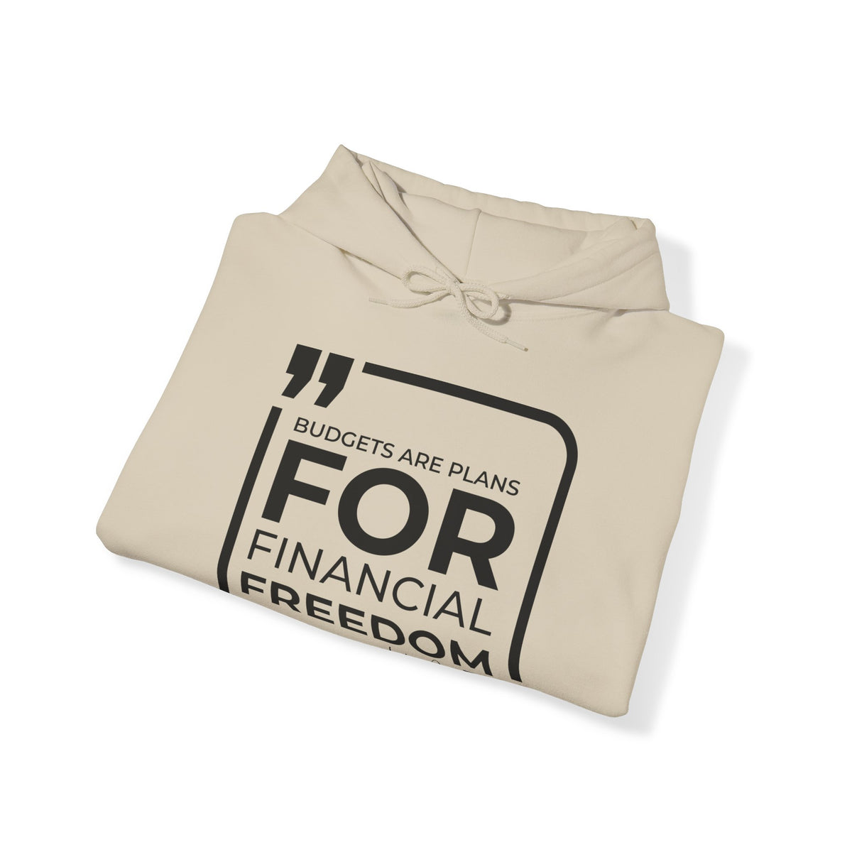 Budgets Are Plans for Financial Freedom Hoodies