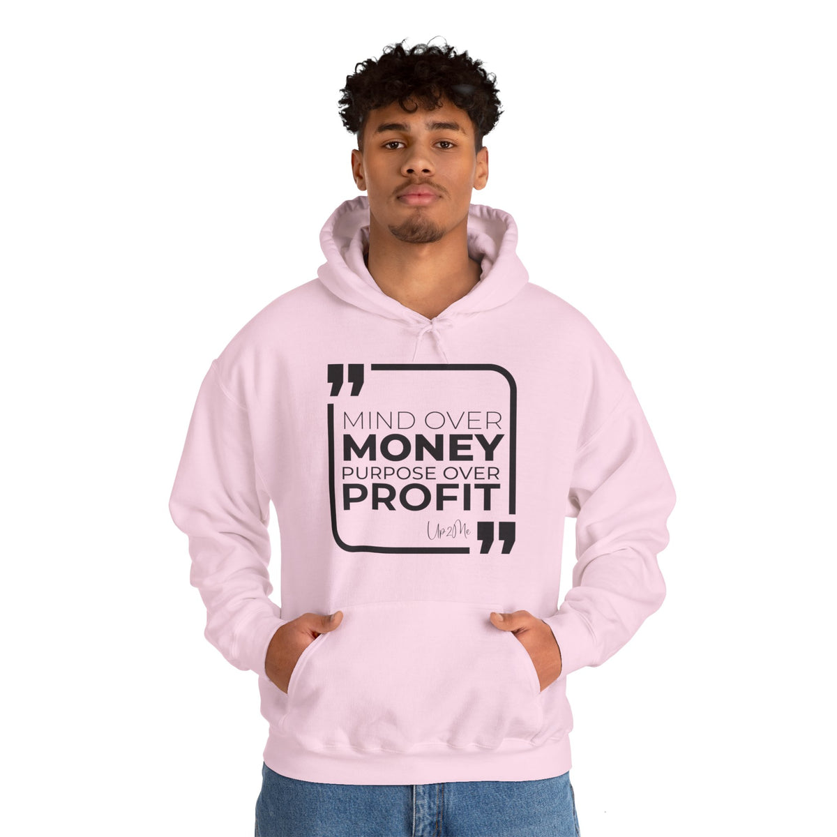 Mind Over Money, Purpose Over Profit Hoodies