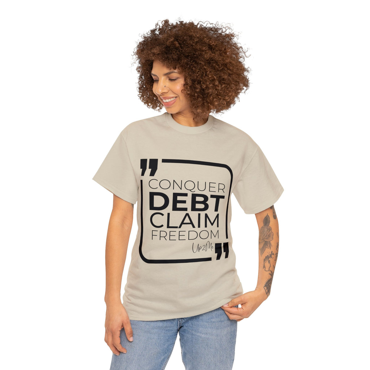 Conquer Debt, Claim Freedom T-shirts