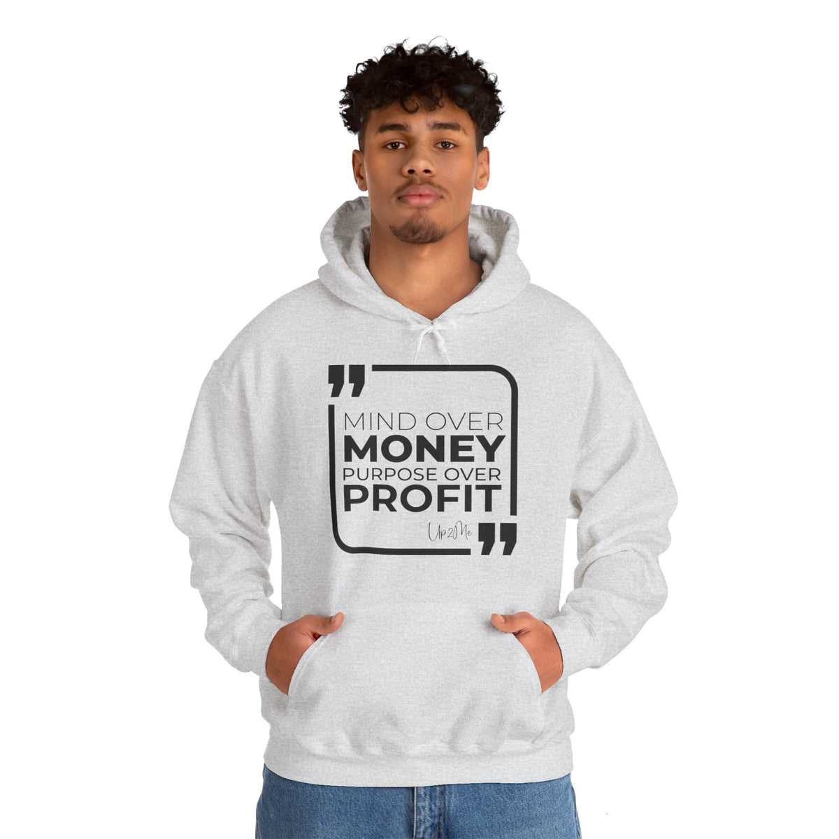 Mind Over Money, Purpose Over Profit Hoodies