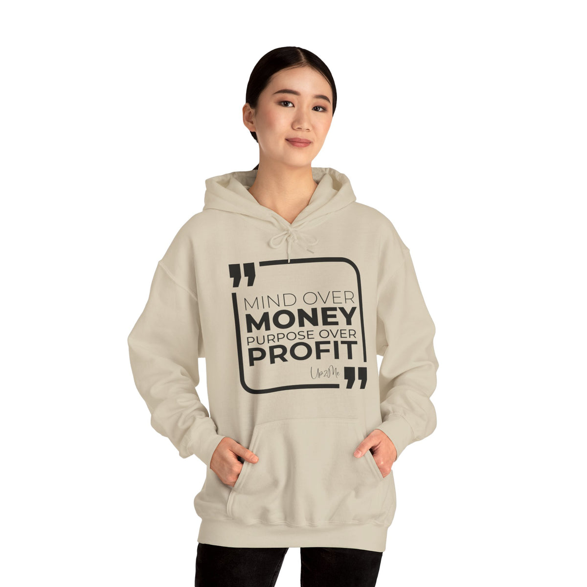 Mind Over Money, Purpose Over Profit Hoodies